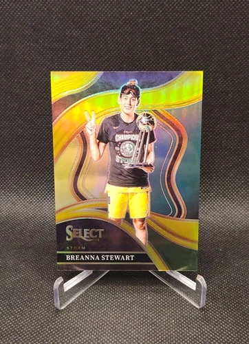 2024 Panini Select WNBA #247 Breanna Stewart Courtside Gold Prizm 03/10 