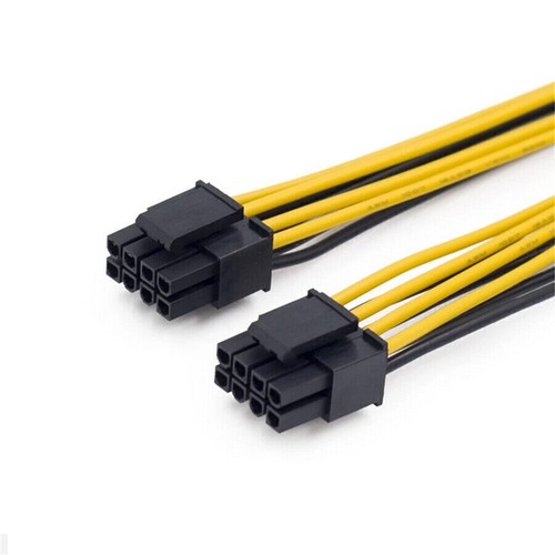 10x 8 to Dual 8 Pin EPS 12V Motherboard Power Supply Cable Y-Splitter Adapter - 第 7/7 張圖片
