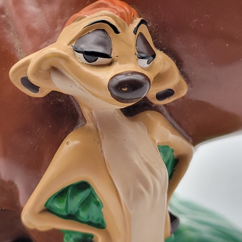 Figura Banco Vinilo Disney El Rey León Timón y Pumba de Enesco De Colección - Imagen 7 de 10