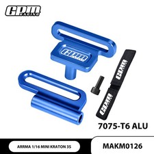 GPM 7075 Alloy Retainer Battery Hold-Down For ARRMA 1/16 Mini Kraton 3S ARA-2665