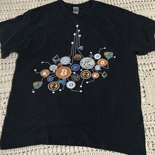 Bitcoin Crypto Shirt CryptoCurrency CryptoTrader Size L