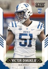 2021 Score - Rookies Victor Dimukeje #397 (RC)
