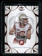 2024 Leaf Trinity Pristine Football #61 Jordan Travis Bronze Foil