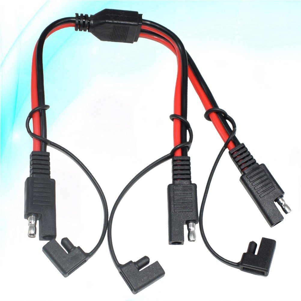  1 to 2 SAE Power Extension Cable SAE Power Plug Adapter Wire Connector Quick