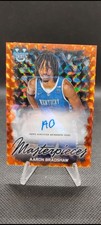 2023-24 Bowman U Aaron Bradshaw #BMA-AB Orange Geometric Auto /25 Kentucky SSP