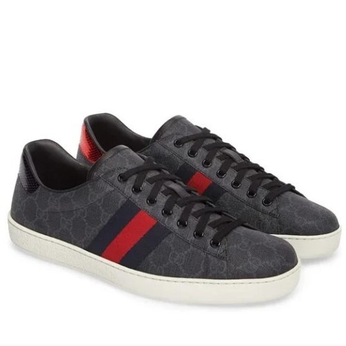 HERREN-SNEAKER "GUCCI" ACE GG SUPREME BLAU/ROT - GRÖSSE 10,5 - 100 % AUTHENTISCH - Bild 1 von 17