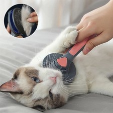 Dog Cat Comb Deshedding Float Hair Cleaning Cat Hair Cleaner Ergonomic Handle
