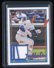 2026 Topps Series 1 1991 Topps Baseball Relics Francisco Lindor #91R-FL gl5