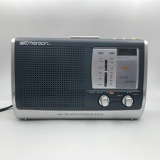 Emerson AM/FM Weather Band Portable Radio Model RP6251 DC/AC Power READ
