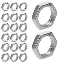  100 Pcs Lamp Fitting Parts Nut and Bolt Cap for Light Fixture Hexagonal