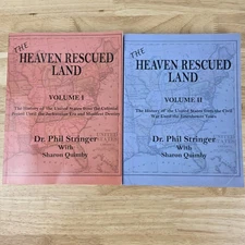 The Heaven Rescued Land Volumes I & II Lot Civil War History Phil Stringer