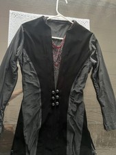 Mens S/M Black latin dance shirt by Pure Class