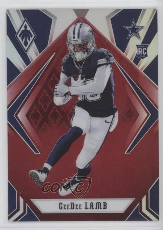 2020 Panini Phoenix Rookies Red 96/299 CeeDee Lamb #106 02d2
