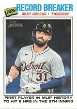 2026 Topps Heritage - Record Breakers Riley Greene #234