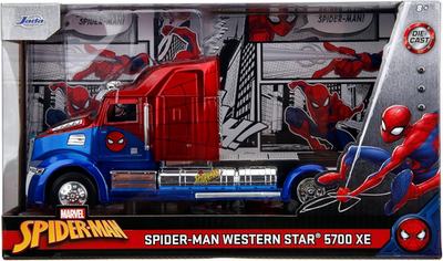 ディズニー ディケイド フルセット Spider-Man Western Star 5700 XE Big Rig - Die-Cast Vehicle - 1:24
