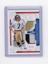 2025 National Treasures Morten Andersen Treasures of the Hall Dual Patch /10 (G)