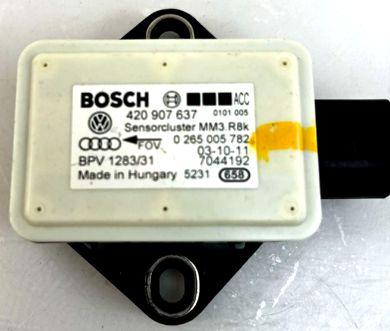 09-14 Lamborghini Gallardo R8 Yaw Rate Acceleration Sensor 420907637 OEM