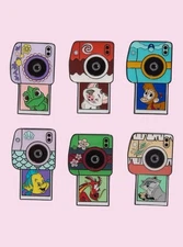 Loungefly Disney Princess Instant Photo Blind Box Enamel Pin - Full Set 6