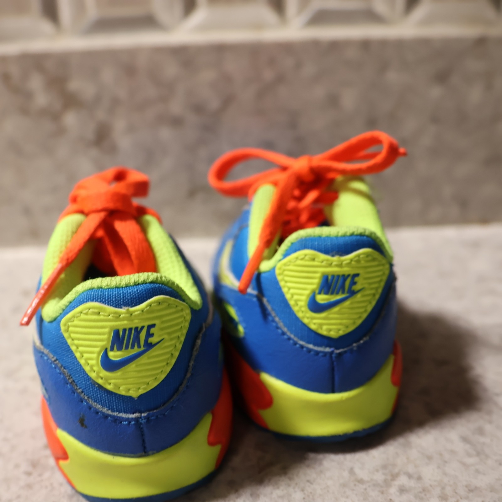 PONY Scarpe stivaletti Nike Air Max 90 culla CB 4C blu neon bambino sneakers