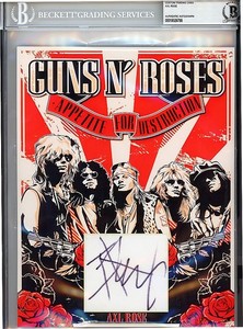 Axl Rose Auto | eBay