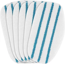 LINNIW 6 Pack Replacement Steam Mop Pads Compatible for Pursteam Thermapro 10-In