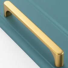 10 Pack 5 Inch Brushed Gold Drawer Pulsl Gold Cabinet Handles Gold Hardware f...
