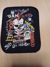 Uk 82 Oi! Punk Hardcore Bands Patch Sew On Back Patch Rare