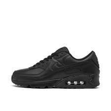 Men's Nike Air Max 90 LTR "Leather Triple Black" Blk/Blk-Blk CZ5594 001 