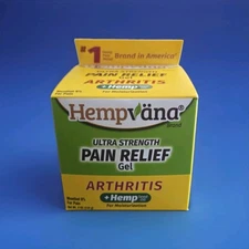 Hempvana Ultra Strength Pain Relief Gel - 4 Oz - Expiration 02/2026 