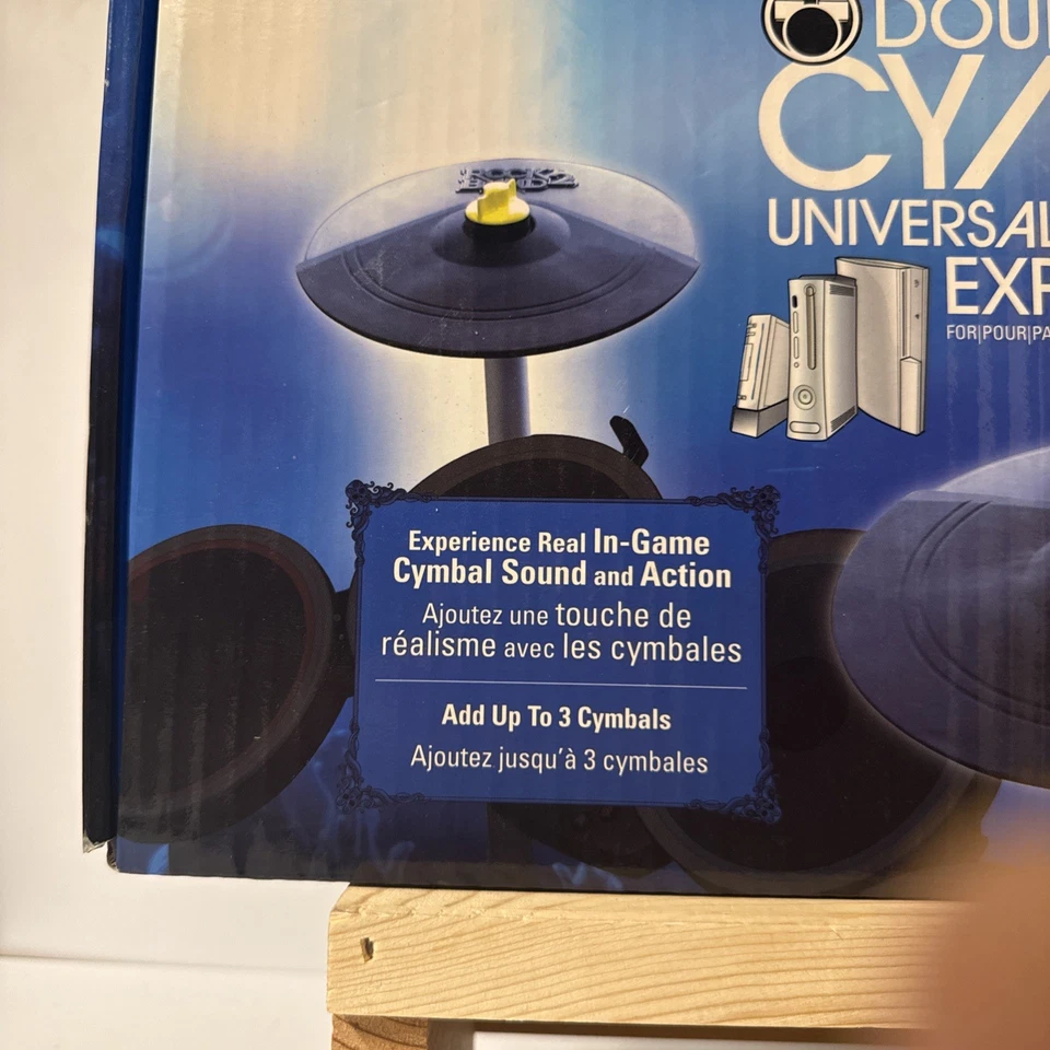 NEW Rock Band 2 Double Cymbal Expansion Kit Rockband Wii PS3 Xbox 360 OPEN BOX - Image 3 of 4