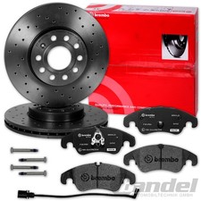 brembo SPORT BREMSSCHEIBEN 320mm + BELÄGE VORNE für AUDI A4 8K B8 + A5 8T 8F