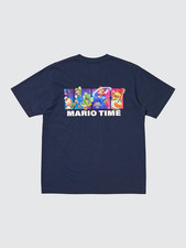 Nintendo Super Mario Galaxy Movie UNIQLO UT T-shirt Navy Apr 2026 Official NEW