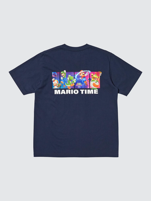 Nintendo Super Mario Galaxy Movie UNIQLO UT T-shirt Navy Apr 2026