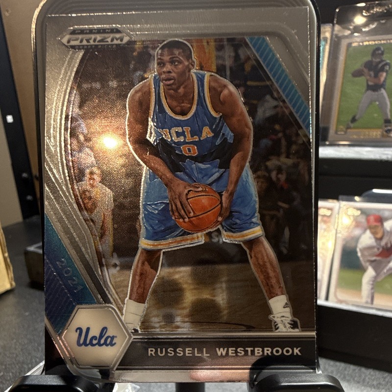 Panini 2021-22 Prizm Draft Picks Russell Westbrook #54 UCLA Bruins Insert Card