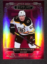 Brad Marchand 2022-23 Upper Deck Stature Photo Variant Red #28 #/33