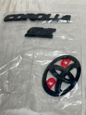 3pcs 2020-2025 Corolla SE Letters Nameplate Blackout Overlay Emblem Kit Set NIP