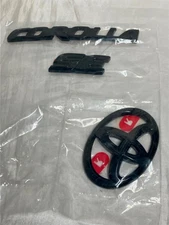 3pcs 2020-2025 Corolla SE Letters Nameplate Blackout Overlay Emblem Kit Set NIP