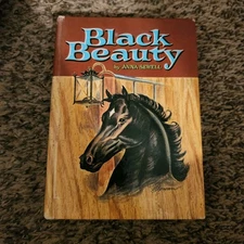 Black Beauty by Anna Sewell Vintage Hardcover Illustrated Book 1955
