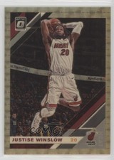 2019-20 Panini Donruss Optic Gold Vinyl Prizm 1/1 Justise Winslow #21 e1e