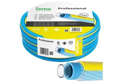 VARTCO Gartenschlauch Schlauch, 4-lagig 3/4'' 20 m Torsion-Free (3/4-20PROF)