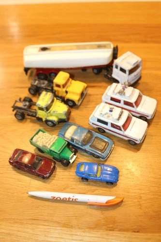 large bundle job lot of vintage corgi diecast cars vehicles 70s trucks