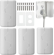 4 Pack Safety Outlet Cover Box Wall Outlet Cover Baby Proofing Extra Large