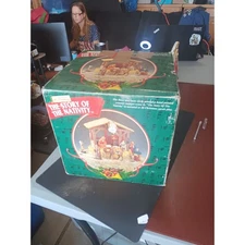 Mr Christmas Animated Music NATIVITY Display