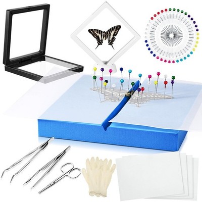DoubleFill Insect Specimen Tools Kit Butterfly Specimen for Classroom Teachin...