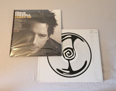 Chris Cornell   Carry On Vinyl Record NEW 2xLP Yellow w/ Orange Marble IVC