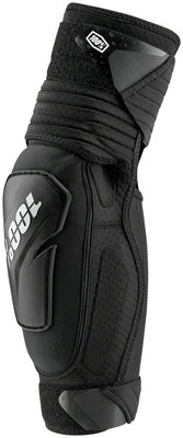 100% Fortis Elbow Guards Men's Black, Impact-Resistant, Breathable Downhill