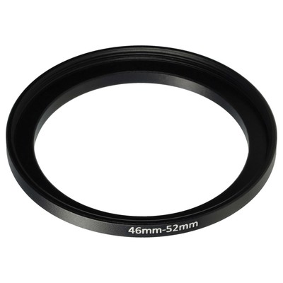 Step Up Ring Adapter von 46mm auf 52mm für Kamera Objektiv schwarz