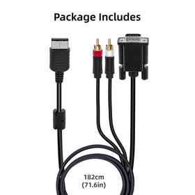 Mcbazel VGA AV Audio Video Cable for Sega Dreamcast