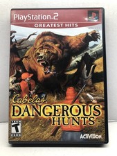 Cabela's Dangerous Hunts (PlayStation 2, 2003) Complete Tested Working 