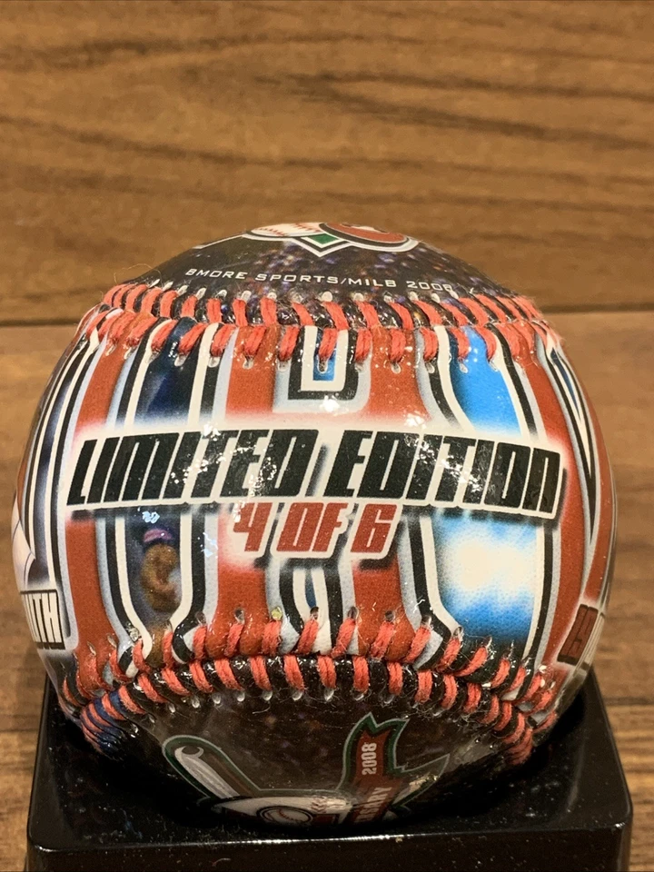 2008 Altoona Curve 10º Aniversário Photo Ball #4 Nate McLouth/Jose Bautista - Imagem 2 de 4